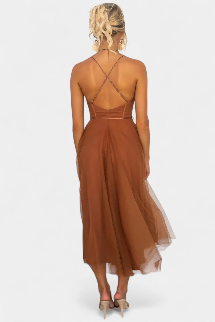 Eileen Vestido Midi de Tul