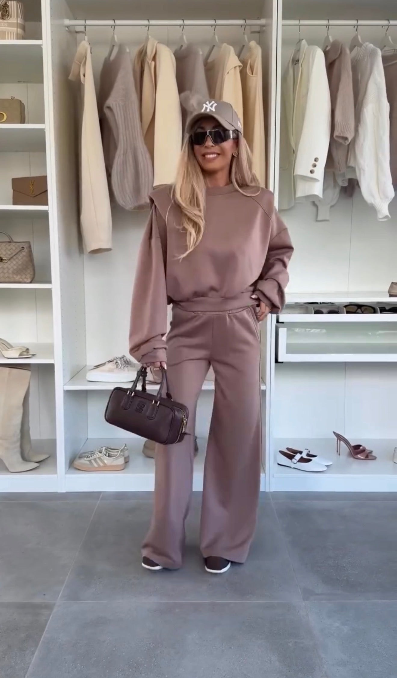 Candy Set | Conjunto Sudadera Crop y Pantalón Wide Leg