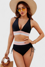 Mireille Conjunto de Bikini con Cintura Alta y Control de Abdomen