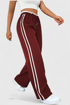 Alanys Pantalón Deportivo de Pierna Ancha con Detalle Lateral
