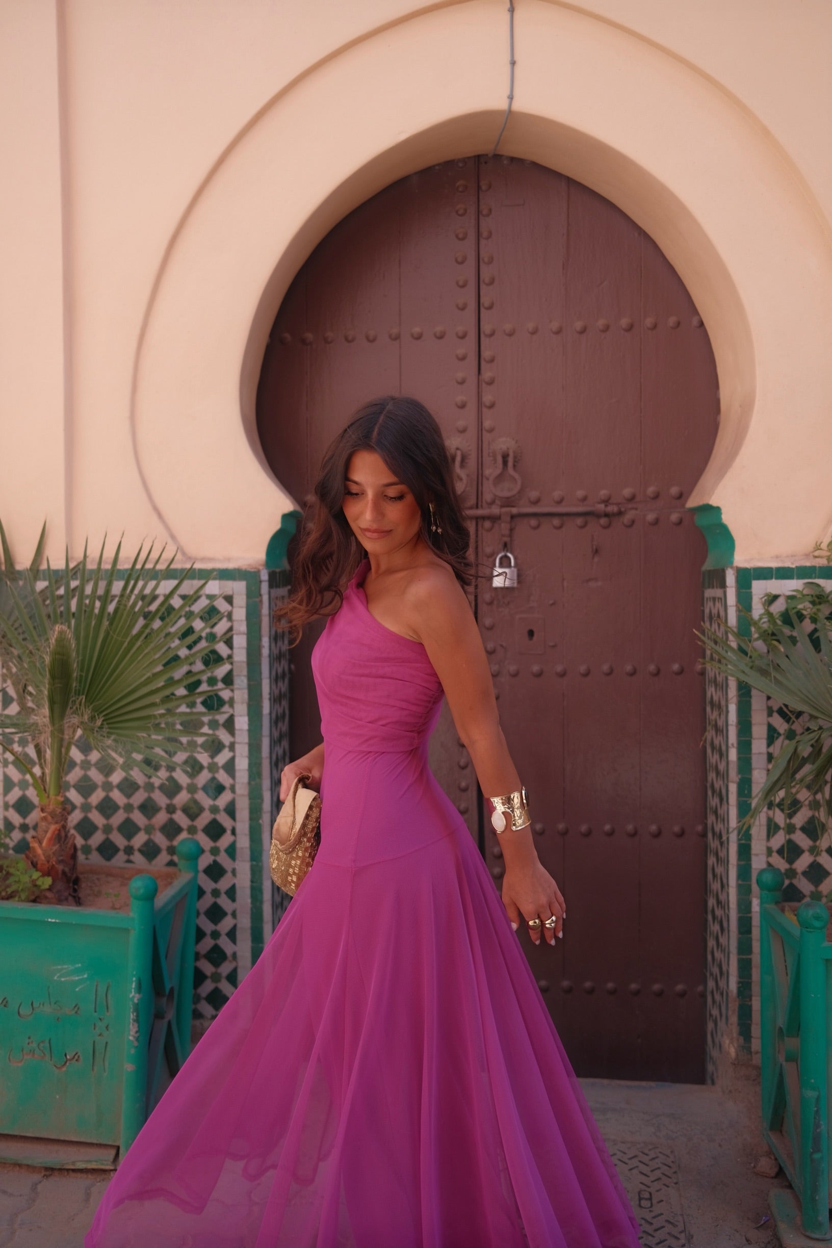 Vestido Toledo en fucsia - Envío del 06/05 al 13/05