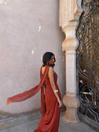 Vestido Triana en Terracota