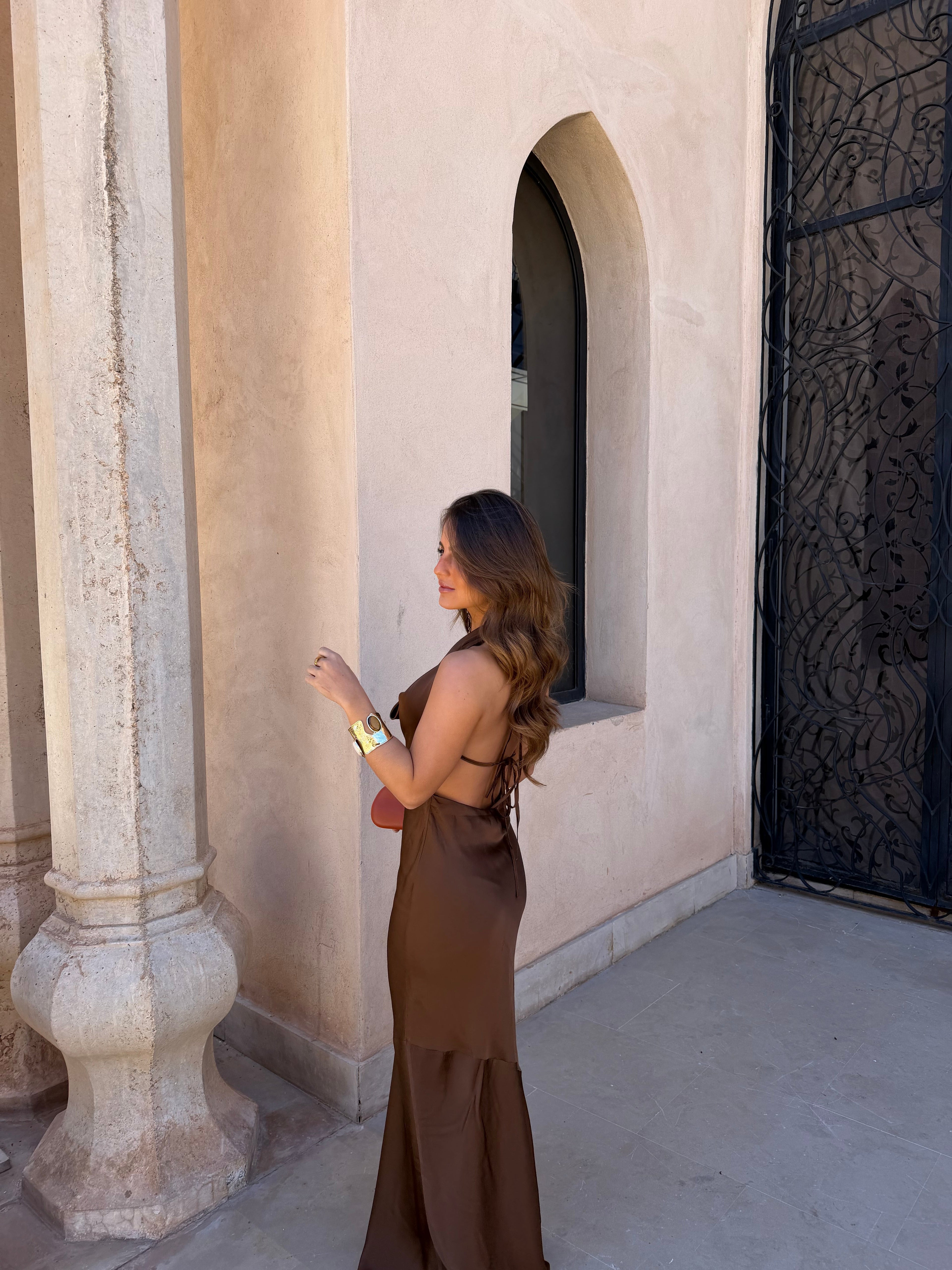 Vestido Alicante marrón
