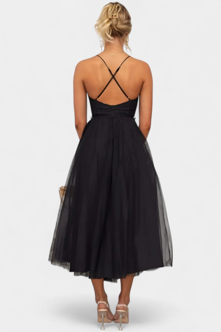 Eileen Vestido Midi de Tul
