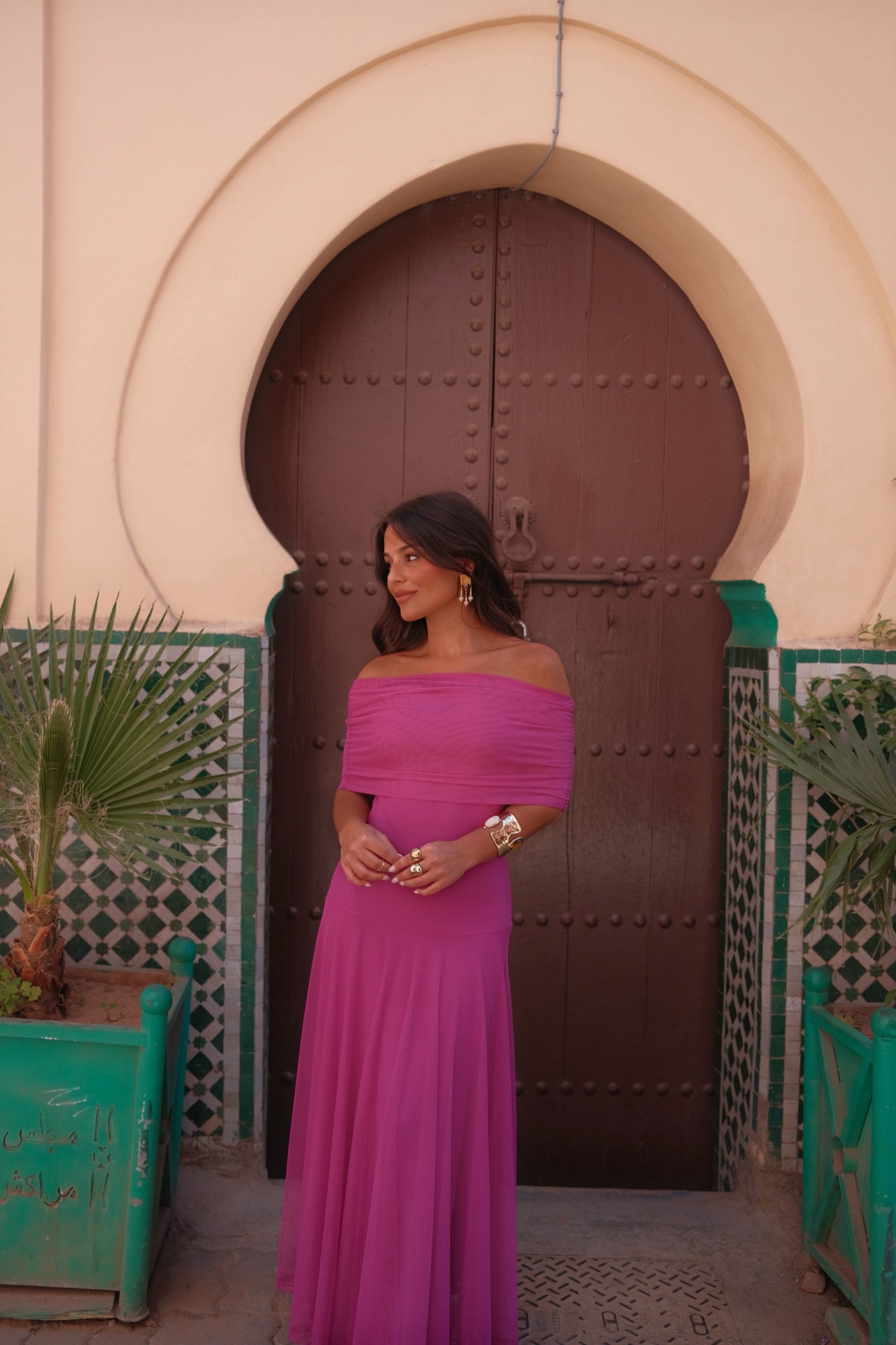Vestido Toledo en fucsia - Envío del 06/05 al 13/05