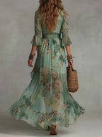 Vestido Martina – Vestido  Maxi Floral Bohemio