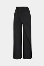 Oaklyn Pantalones Rectos con Drapado Moderno