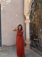 Vestido Triana en Terracota