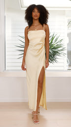 Vestido Maxi Ilana - Amarillo