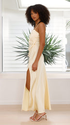 Vestido Maxi Ilana - Amarillo