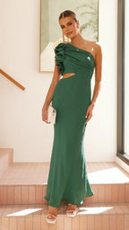 María Vestido de un solo Hombro