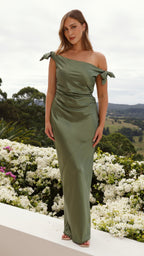 Vestido Maxi Frida - Verde Oliva