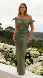 Vestido Maxi Frida - Verde Oliva