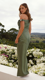 Vestido Maxi Frida - Verde Oliva
