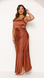 Vestido Maxi Alaria - Óxido