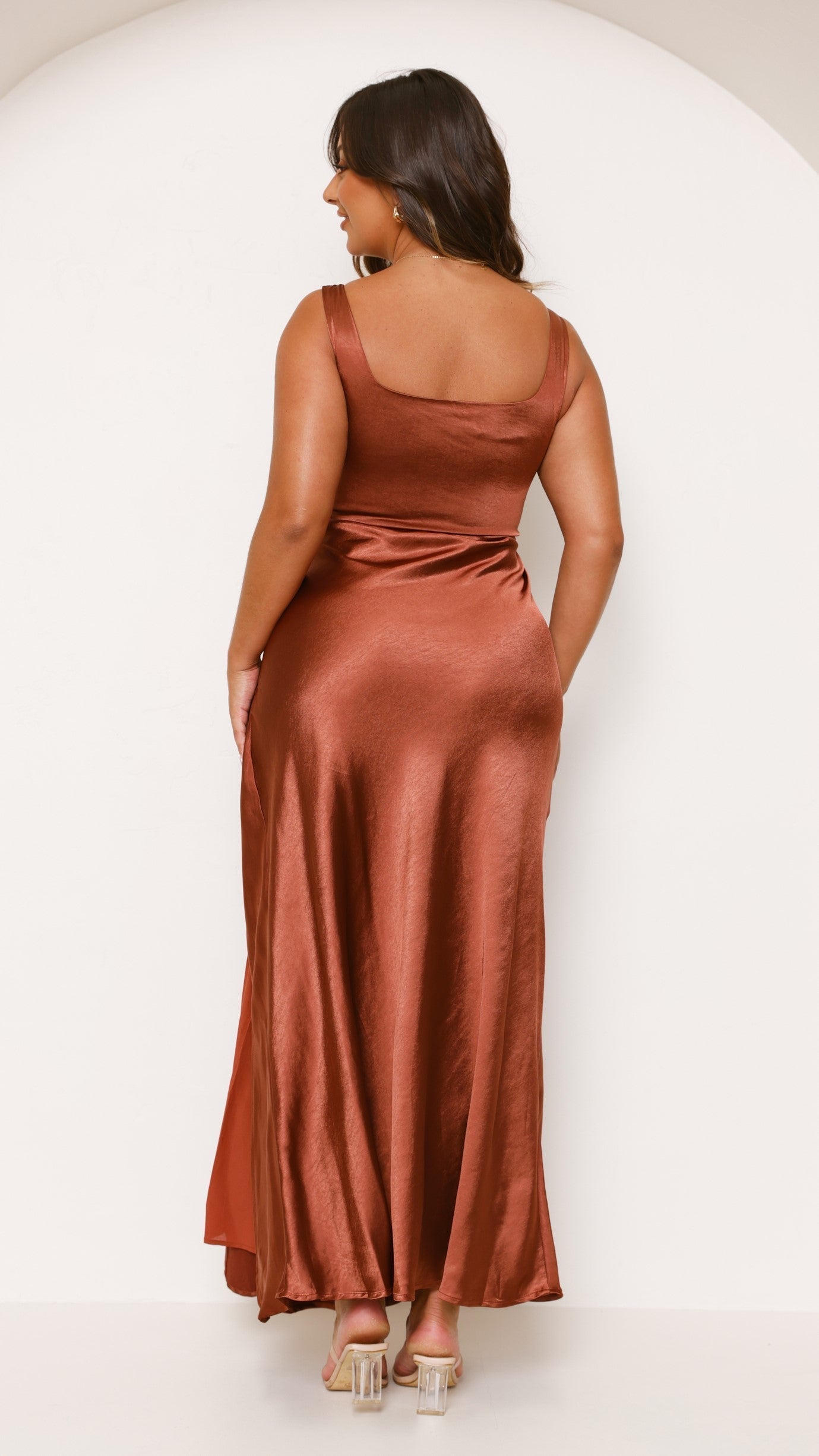 Vestido Maxi Alaria - Óxido