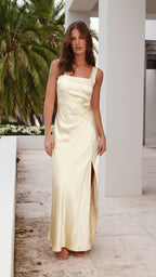 Vestido Maxi Alaria - Amarillo