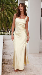 Vestido Maxi Alaria - Amarillo