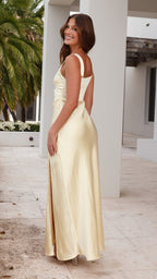 Vestido Maxi Alaria - Amarillo