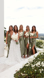Vestido Maxi Alaria - Verde Oliva