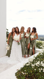 Vestido Maxi Victoria - Verde Oliva