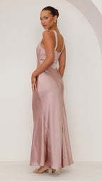 Vestido Maxi Sofía - Rosa Polvoriento