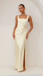 Vestido Maxi Alaria - Amarillo