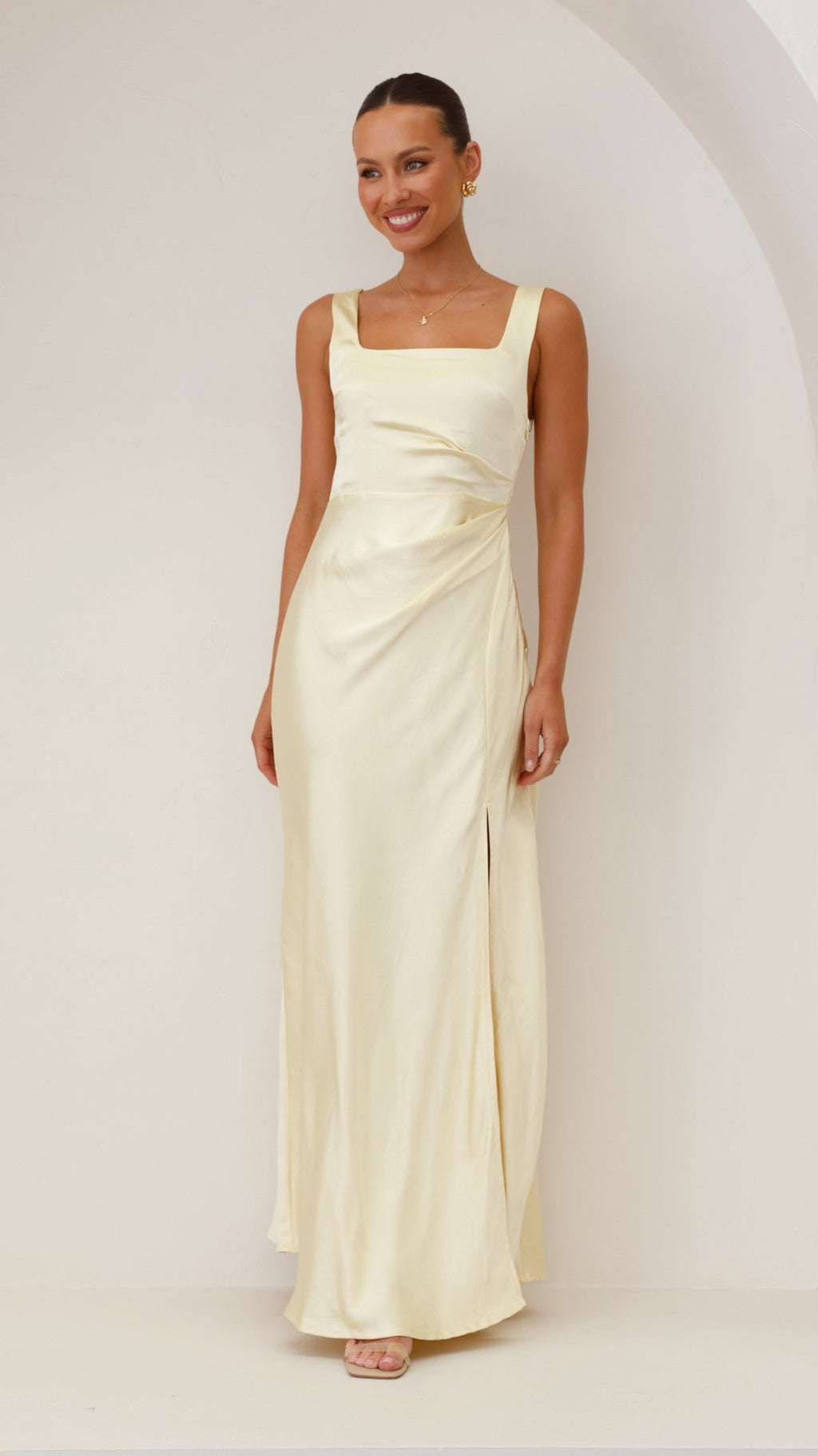 Vestido Maxi Alaria - Amarillo