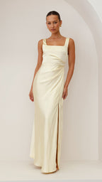 Vestido Maxi Alaria - Amarillo