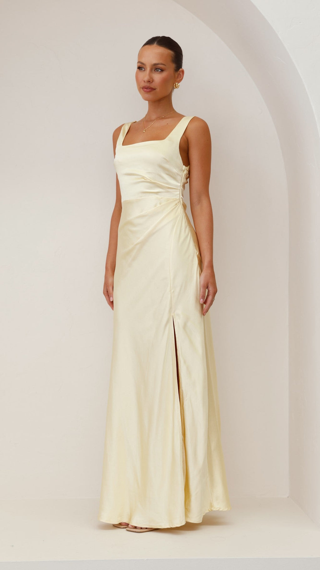Vestido Maxi Alaria - Amarillo