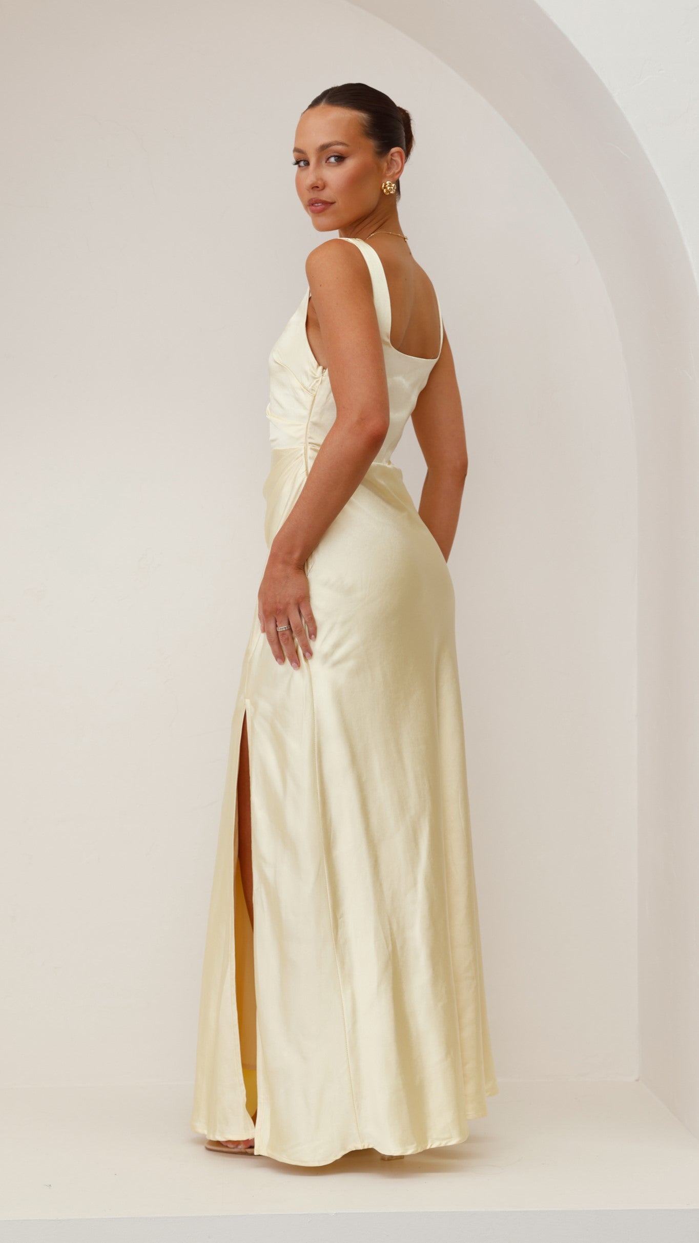 Vestido Maxi Alaria - Amarillo