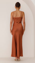 Vestido Maxi Ilana - Cobre
