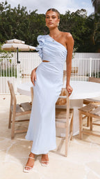 María Vestido de un solo Hombro