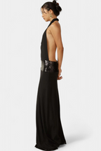 Georgia Vestido Halter Elegancia Lujo