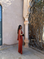 Vestido Triana en Terracota