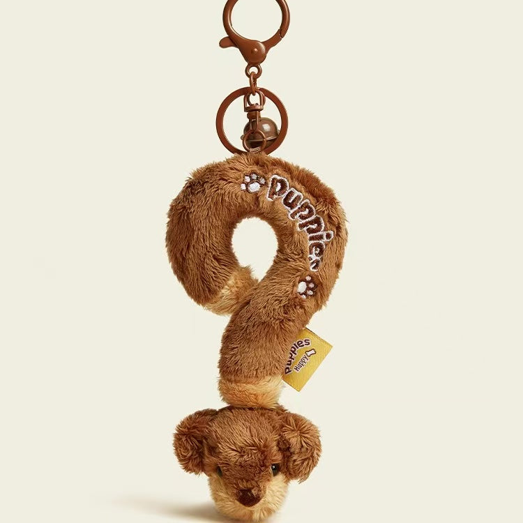 Charm de Peluche Cachorro para Bolso