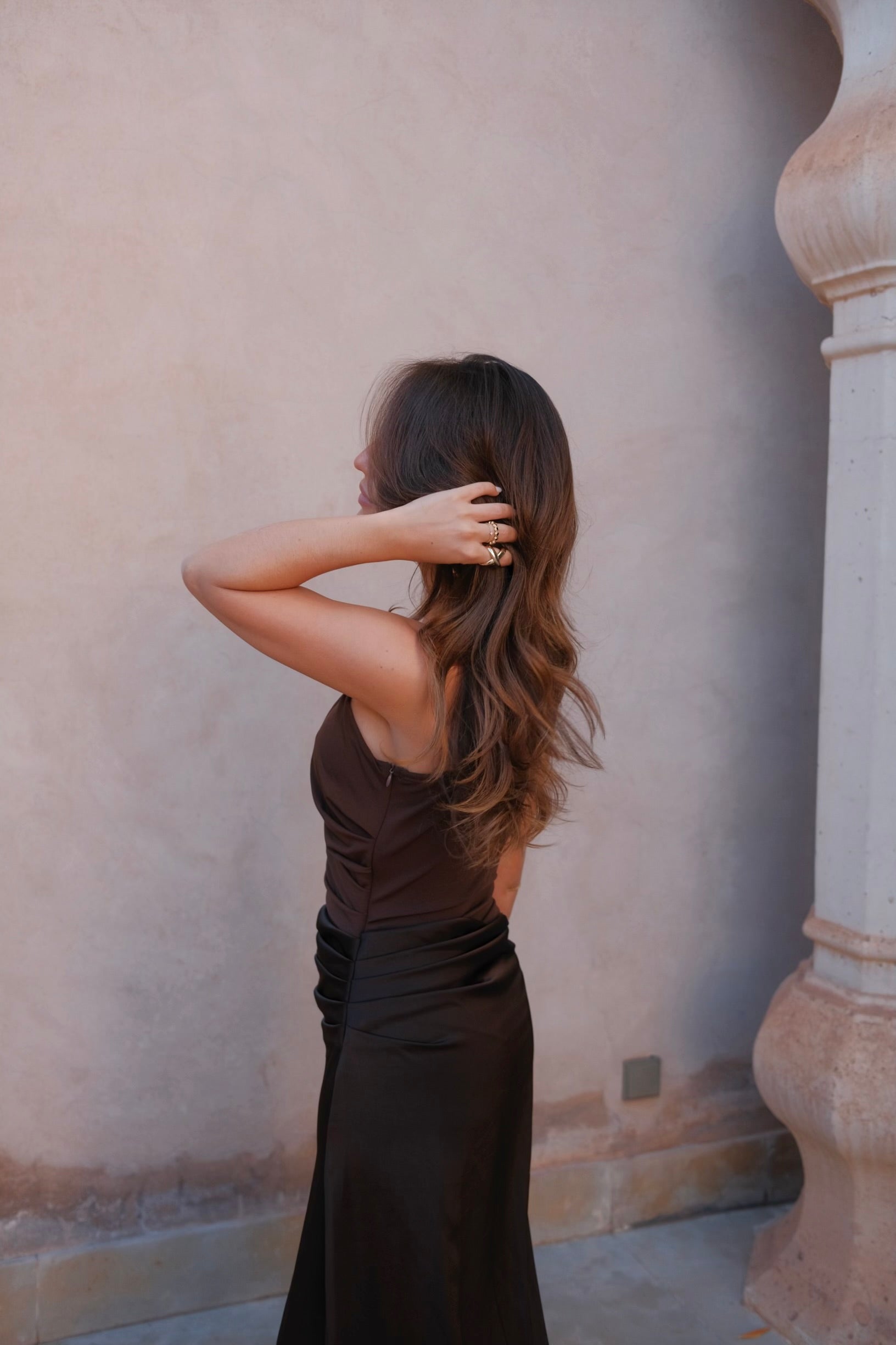 Vestido Amira en Marrón