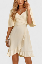 Dosha Vestido Mini Fruncido Elegante