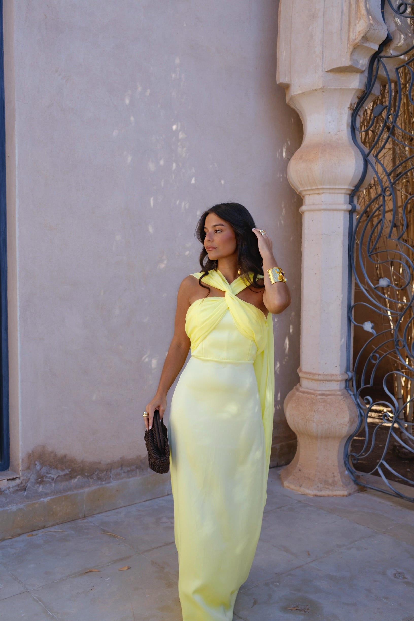 Vestido Triana en amarillo