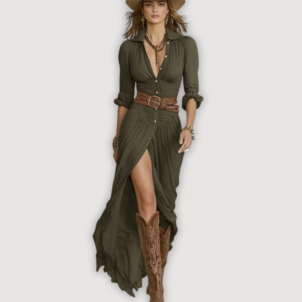 IDA | Vestido Maxi Boho