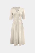 Nylah Vestido Midi A-Line de Encanto Vintage