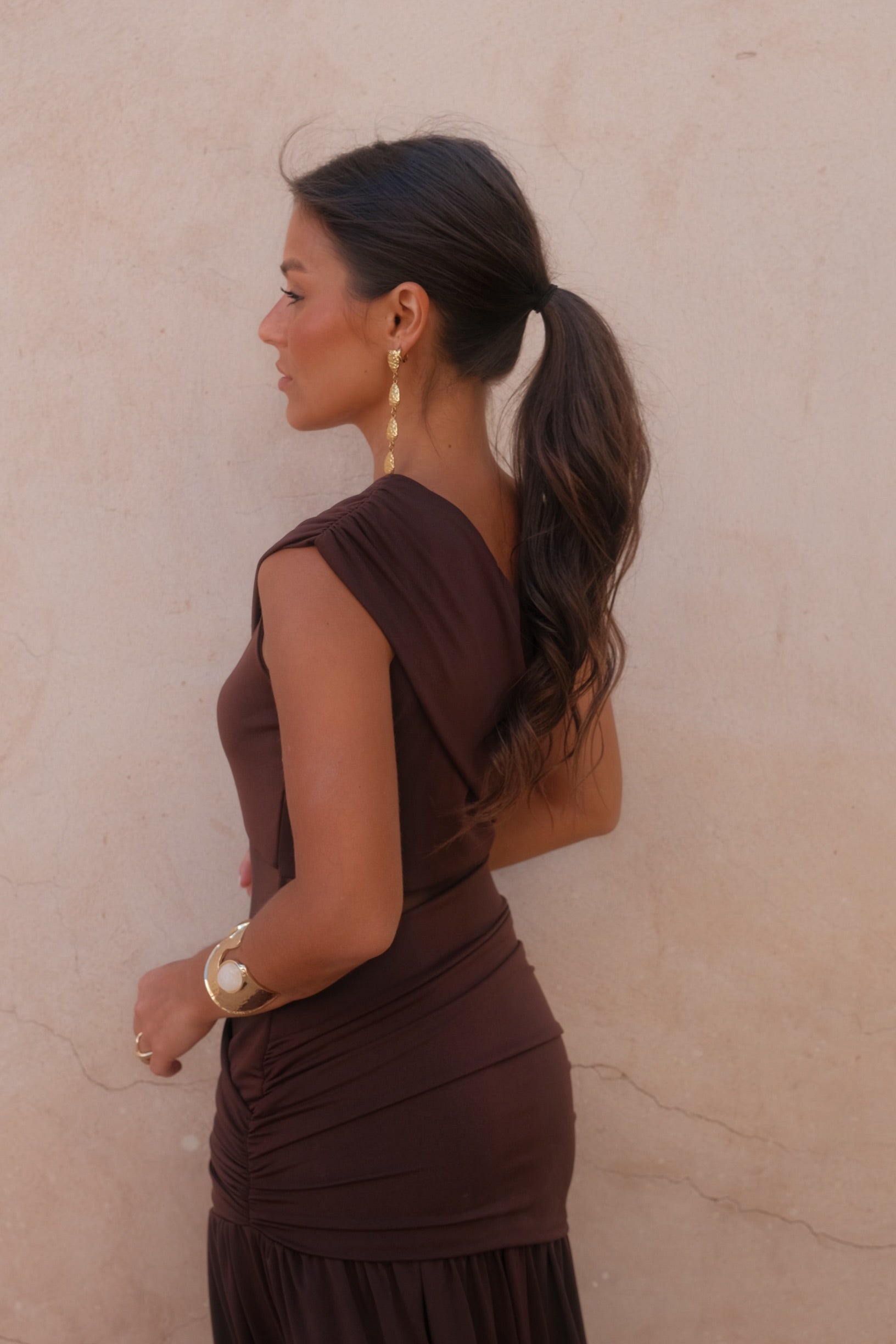 Vestido Dune en Marrón - Pedido Anticipado