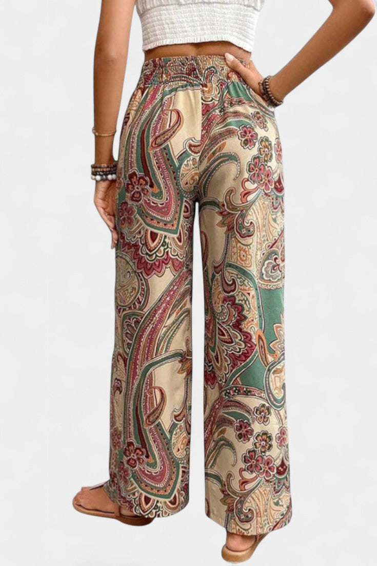 Vitoria Pantalones de Verano de Pierna Ancha