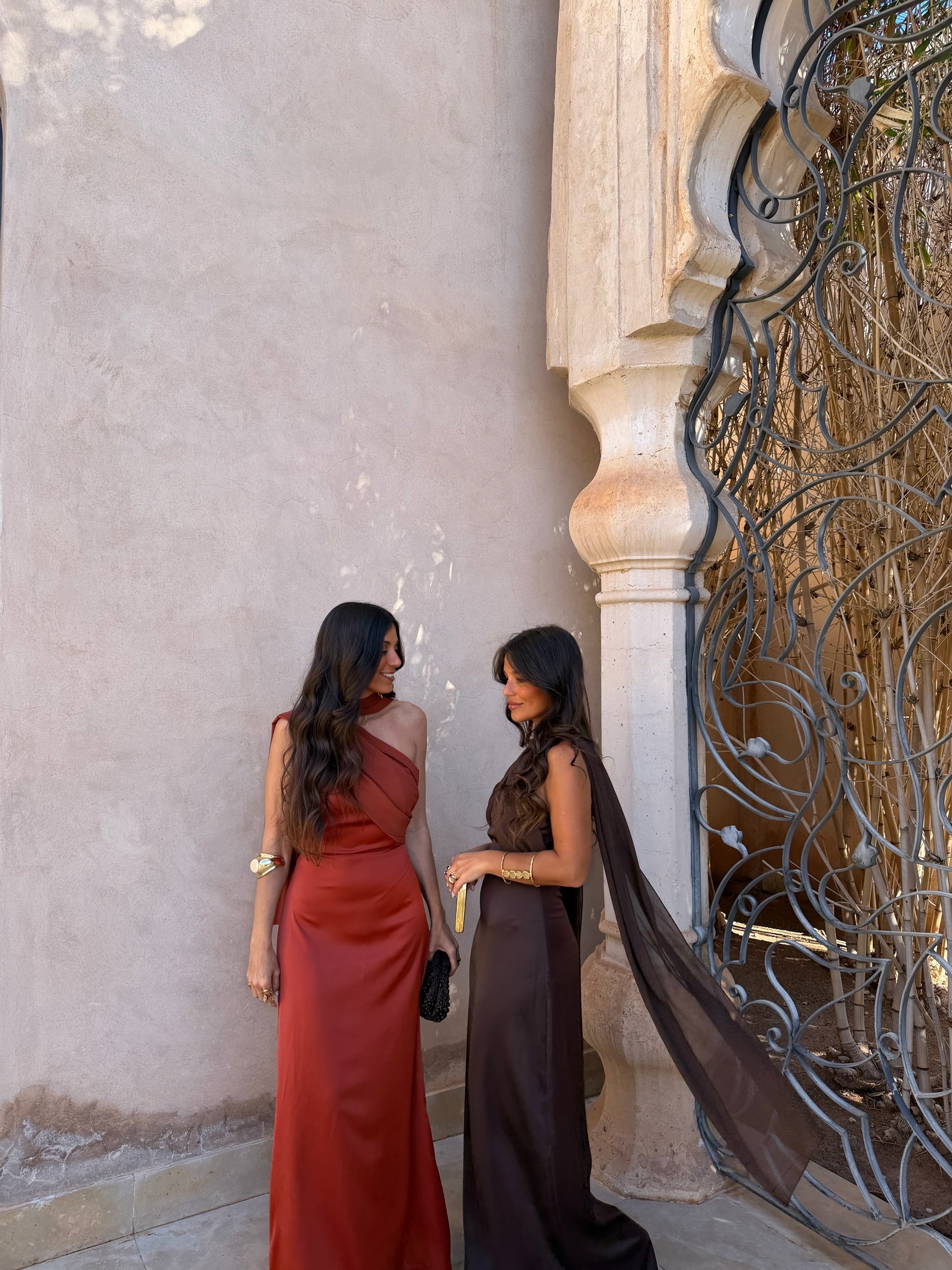Vestido Triana en marrón