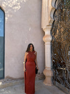 Vestido Triana en Terracota