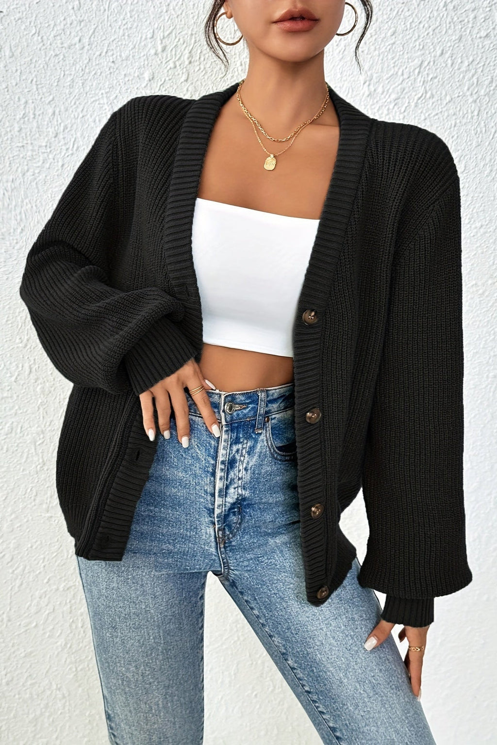 Liana Cárdigan de Estilo Sofisticado