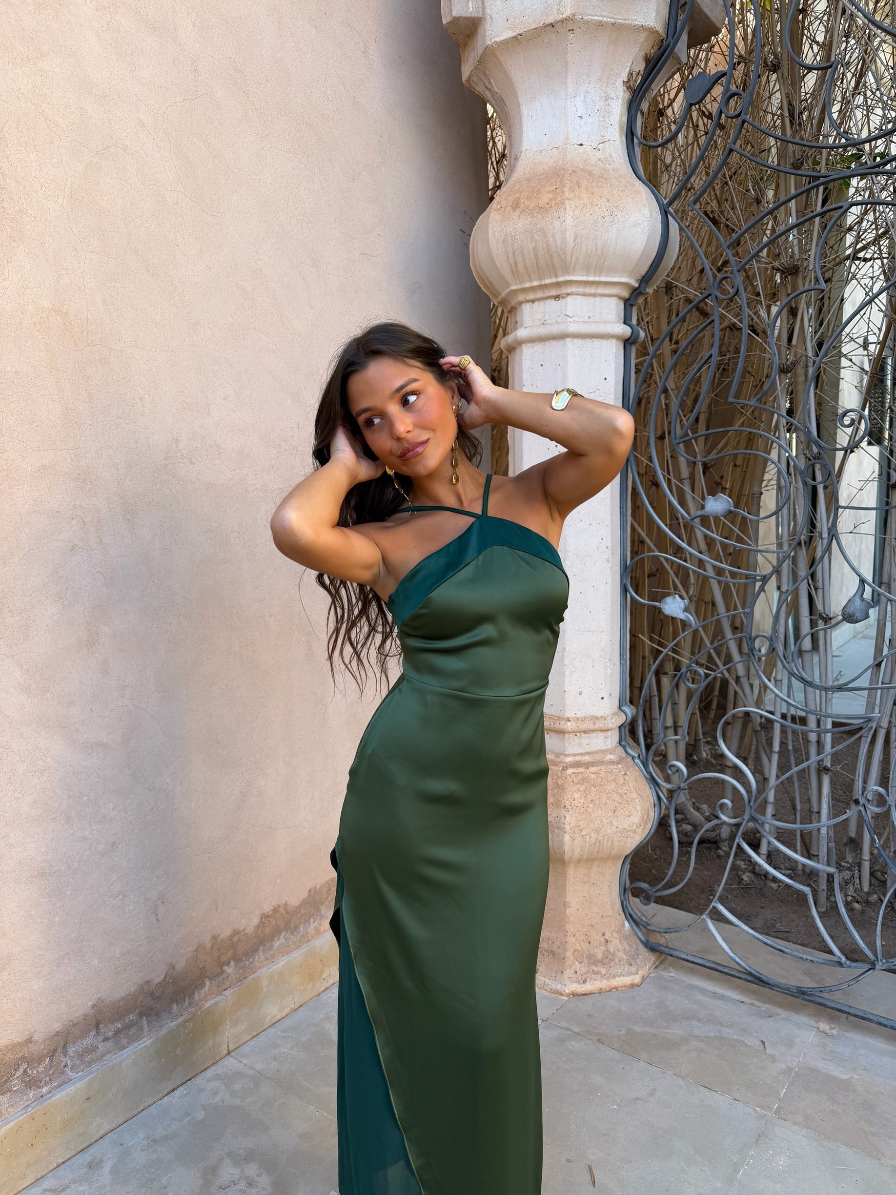 Vestido Oasis verde - Envío del 04/05 al 08/05