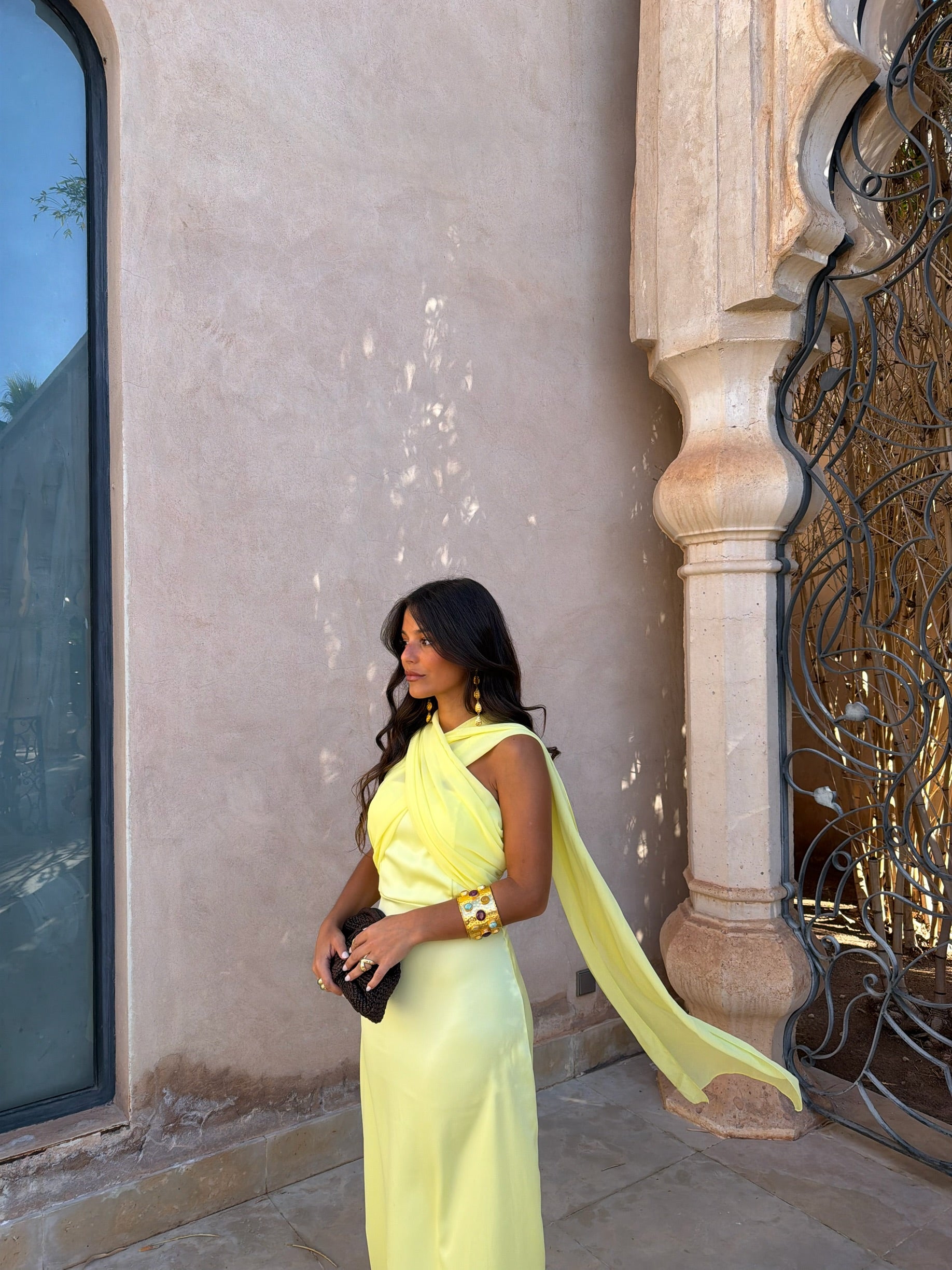 Vestido Triana en amarillo