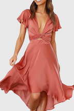 Franzi Vestido Elegante con Escote en V