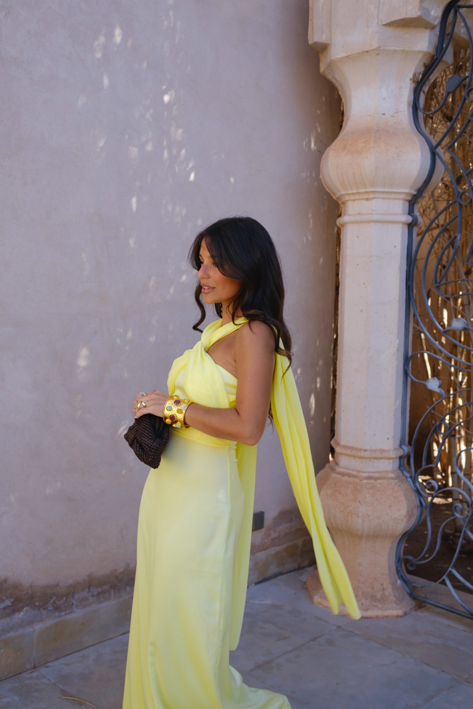 Vestido Triana en amarillo